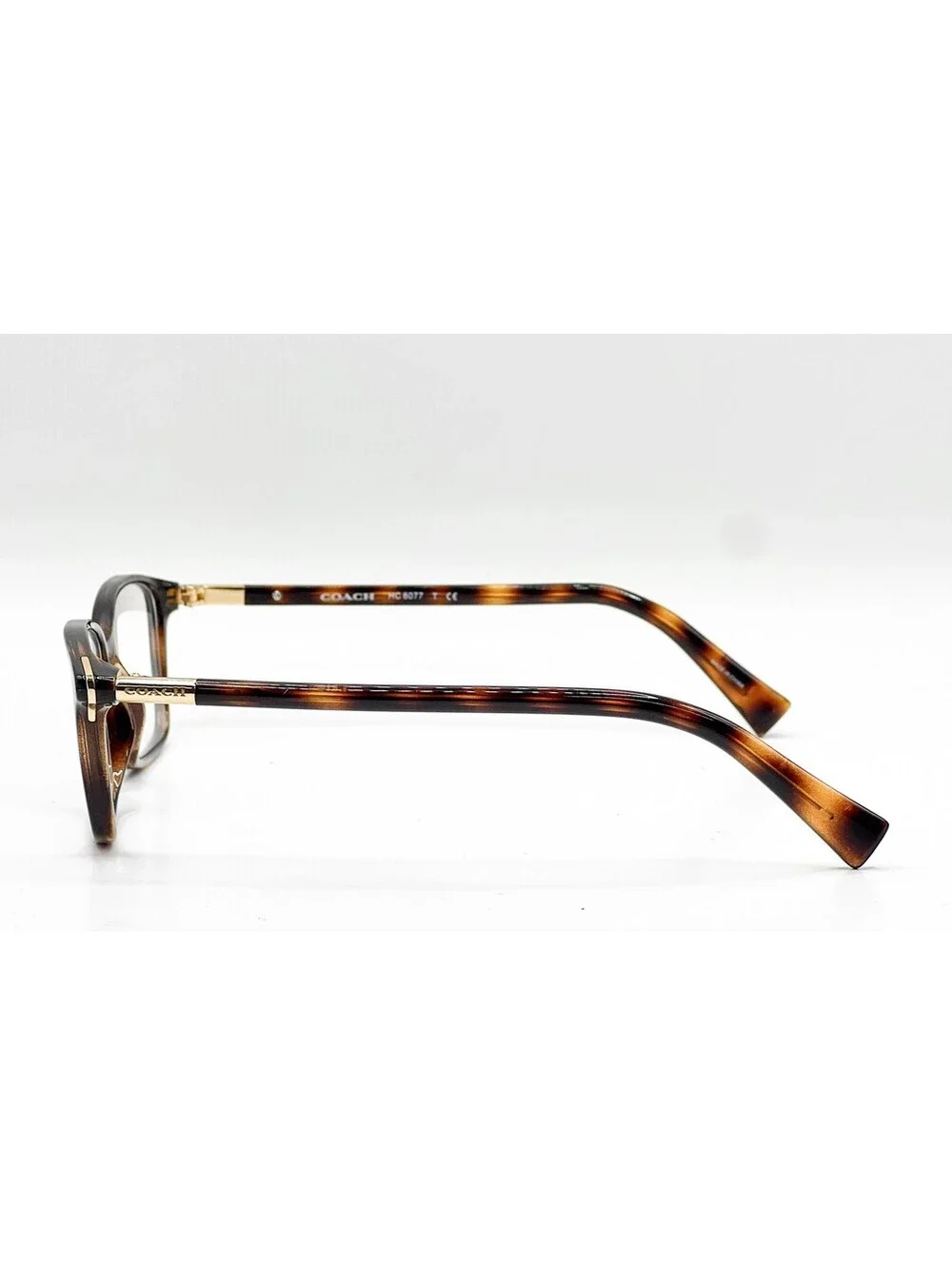 Coach HC 6077 5120 Dark Tortoise Square Authentic Eyeglass Frames 53-15